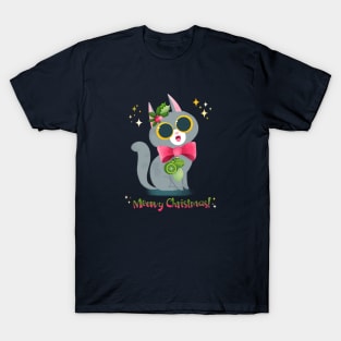 Meowy Christmas T-Shirt